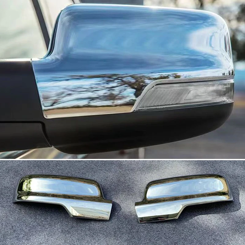 

Накладка на зеркало заднего вида для Dodge Ram 1500 2019-2020, хромированная, аксессуар для стайлинга автомобиля