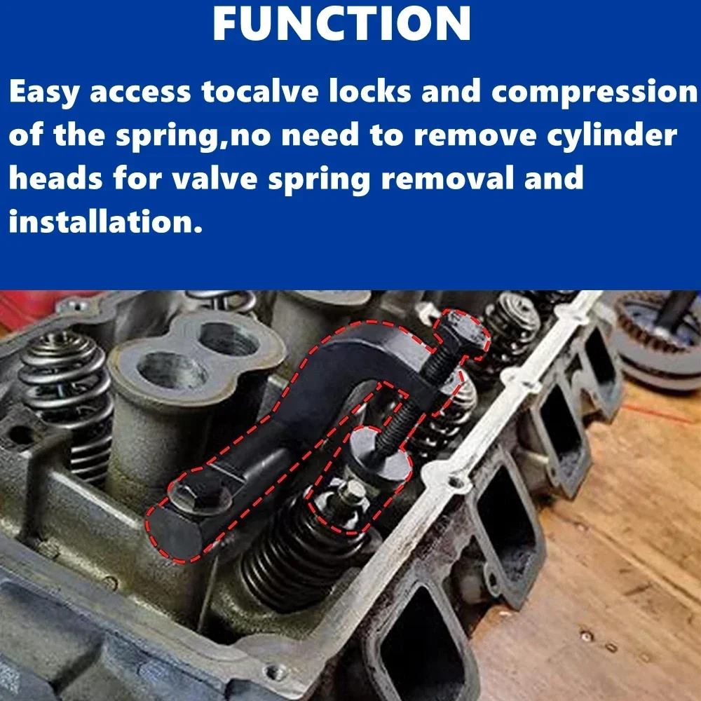 Valve Spring Compressor Tool POW352003 Kit Compatible with Dodge Ram 2500/3500 5.7 6.1 6.2 and 6.4L HEMI Engines