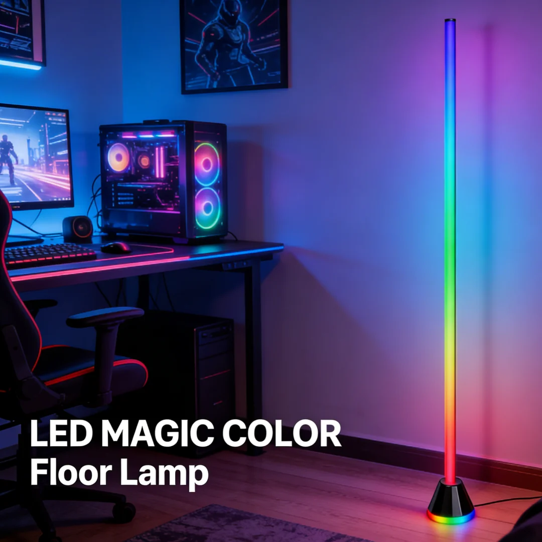 145cm-magic-color-floor-lamp-rgb-music-sync-gaming-led-light-multiple-preset-effects-white-light-app-bedroom-living-room-decor