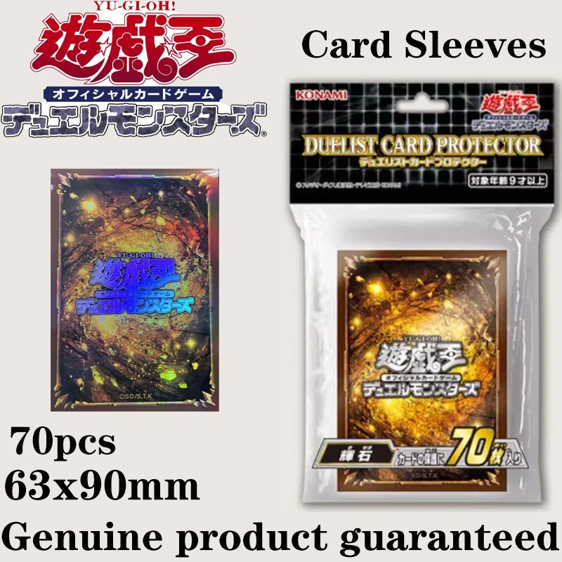 Heißer 70 stücke Yugioh Glanz Stein Karte Ärmeln 63x90mm Hohe Qualität Anime Karte Protektoren Schutzhülle Gaming ärmeln Geschenk für Kinder