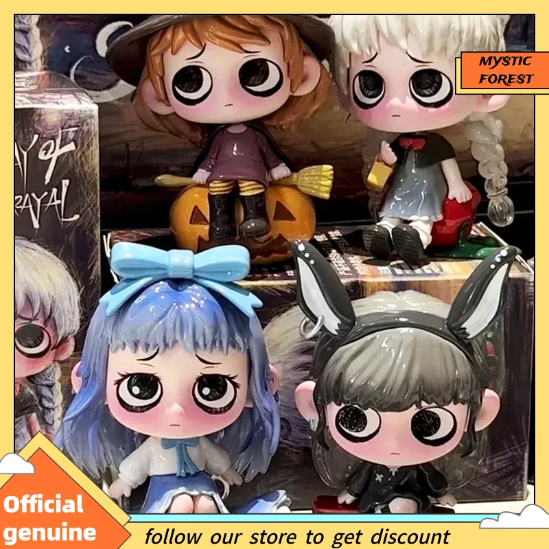 حقيقي كيكي طريقة الخيانة الذاتية سلسلة صندوق غامض لطيف أنيمي الشكل سطح المكتب ديكور العصرية اللعب هدايا الهالوين صندوق أعمى