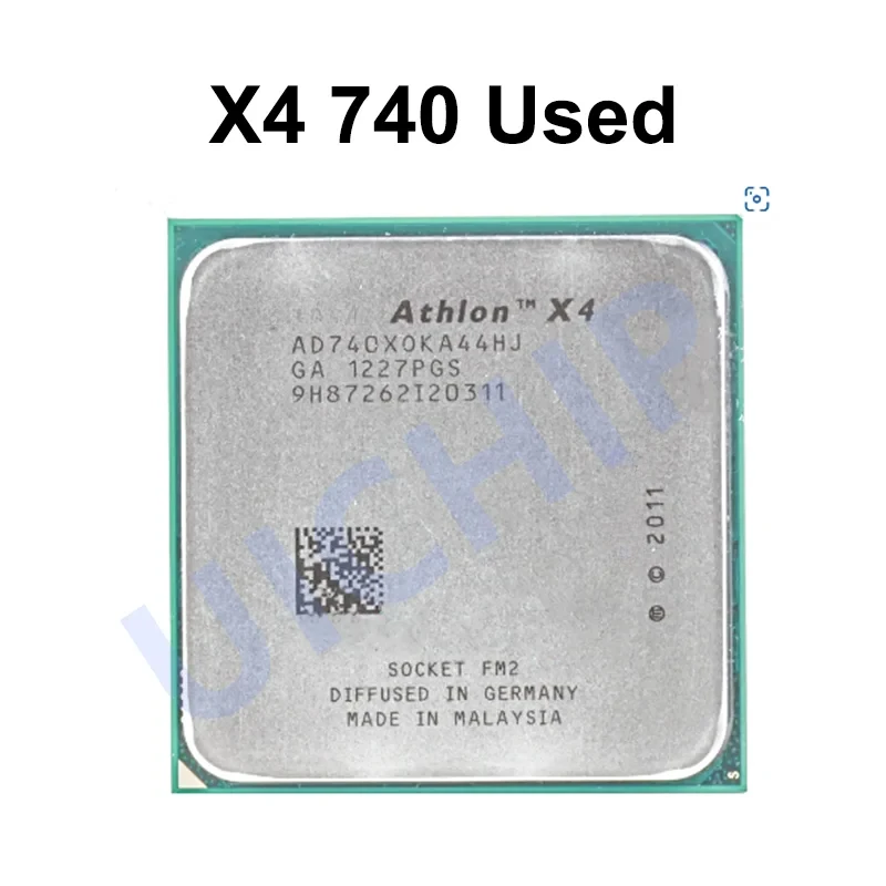 100% Original  Athlon X4 740 3.2G 65W Quad-Core CPU Processor AD740XOKA44HJ Socket FM2 X4-740