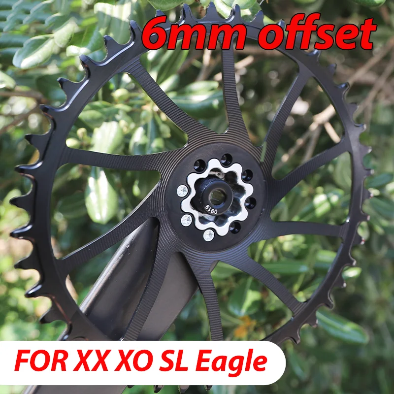 

8 Bolt Aero Chainring 6mm Offset Direct Mount Bicycle Chain Ring 32t Narrow Wide Chainring For Sram Xx Xo Sl Eagle