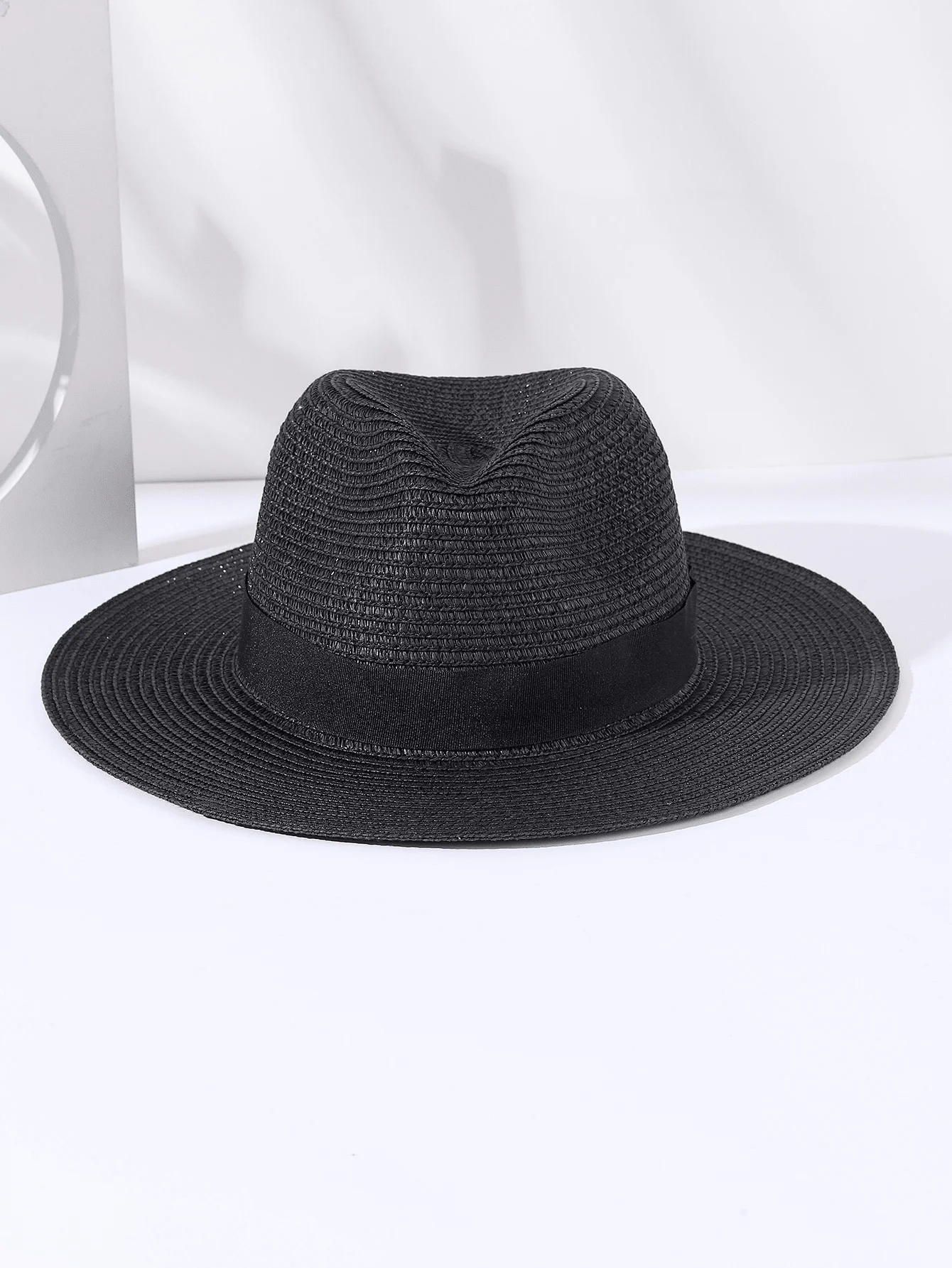 Summer collapsible large eaves custom logo straw hat eco-friendly breathable outdoor beach sunshade wide brim straw hats