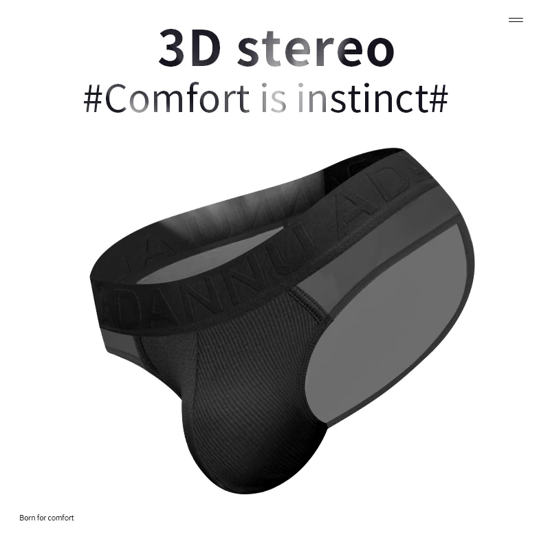

1/2/3/4Pcs Men Underwear Briefs Sexy Low-Waist Triangle Pant Silhouette Design Breathable Men's Panties Jockstrap Man Underpants