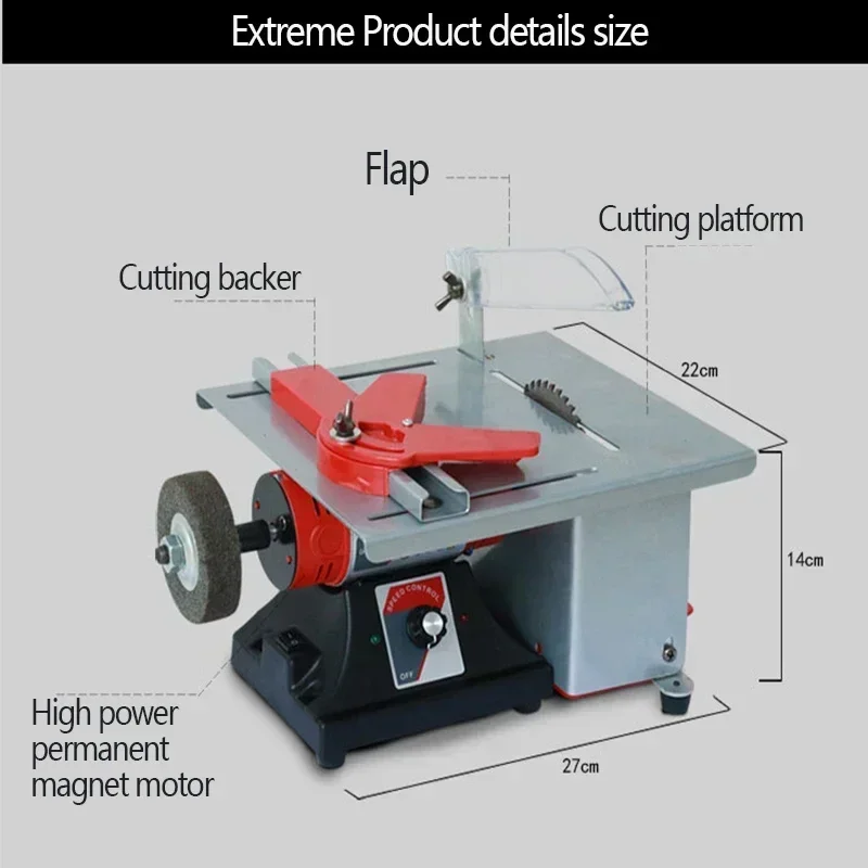 

Small New Electric Grinder Table Saw Jade Polishing Machine Multifunctional Jade Carving Machine Cutting Machine Wood Carving C