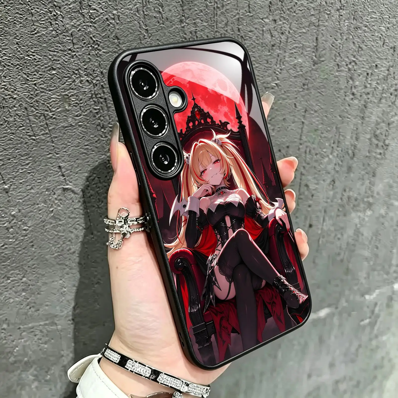 Zenless Zone Zero Claret Flint  Phone Case For Samsung Galaxy A57 A56 A37 A27 A17 A36 A26 A55 A35 Tempered Glass Phone Case