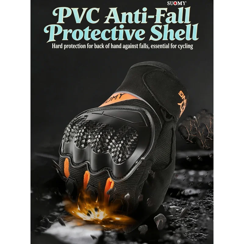 Off-Road Motorcycle Gloves Breathable Touchscreen Racing Gear Reflective Protection for Summer Riding Accessories Men & Women