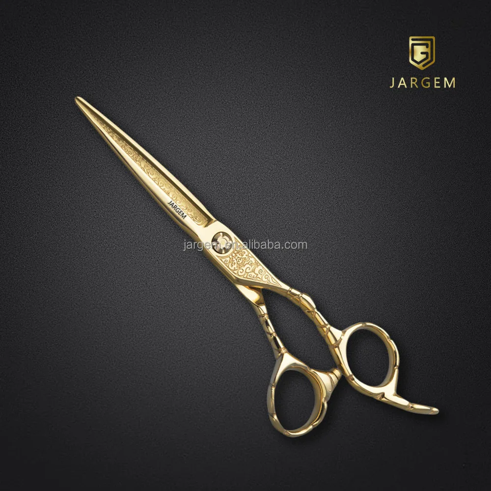 

Ultra Craftsmanship Ex lusive 6 Inch Carved Hair Scissors Premium Gold Lu xury Barber Scissors Super Sh arp Hair Cutting Shears