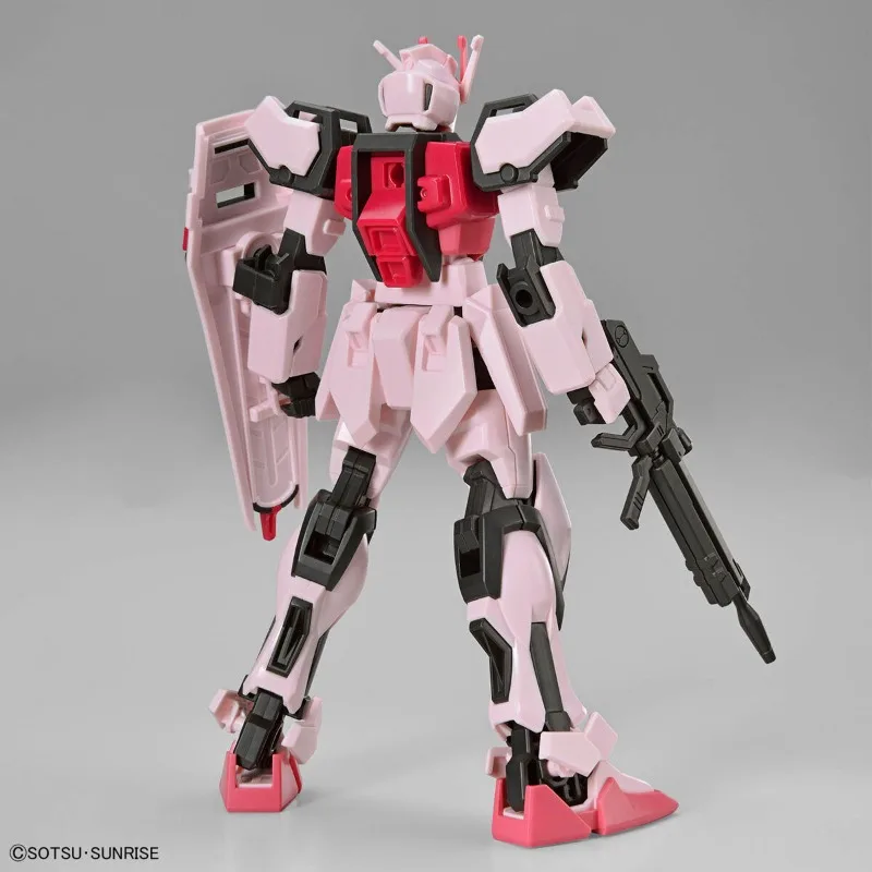 Bandai – combinaison Mobile originale Gundam SEED MBF-02 Strike Rouge, qualité d'entrée 1/144, modèles d'assemblage, figurines d'action, jouets, cadeau