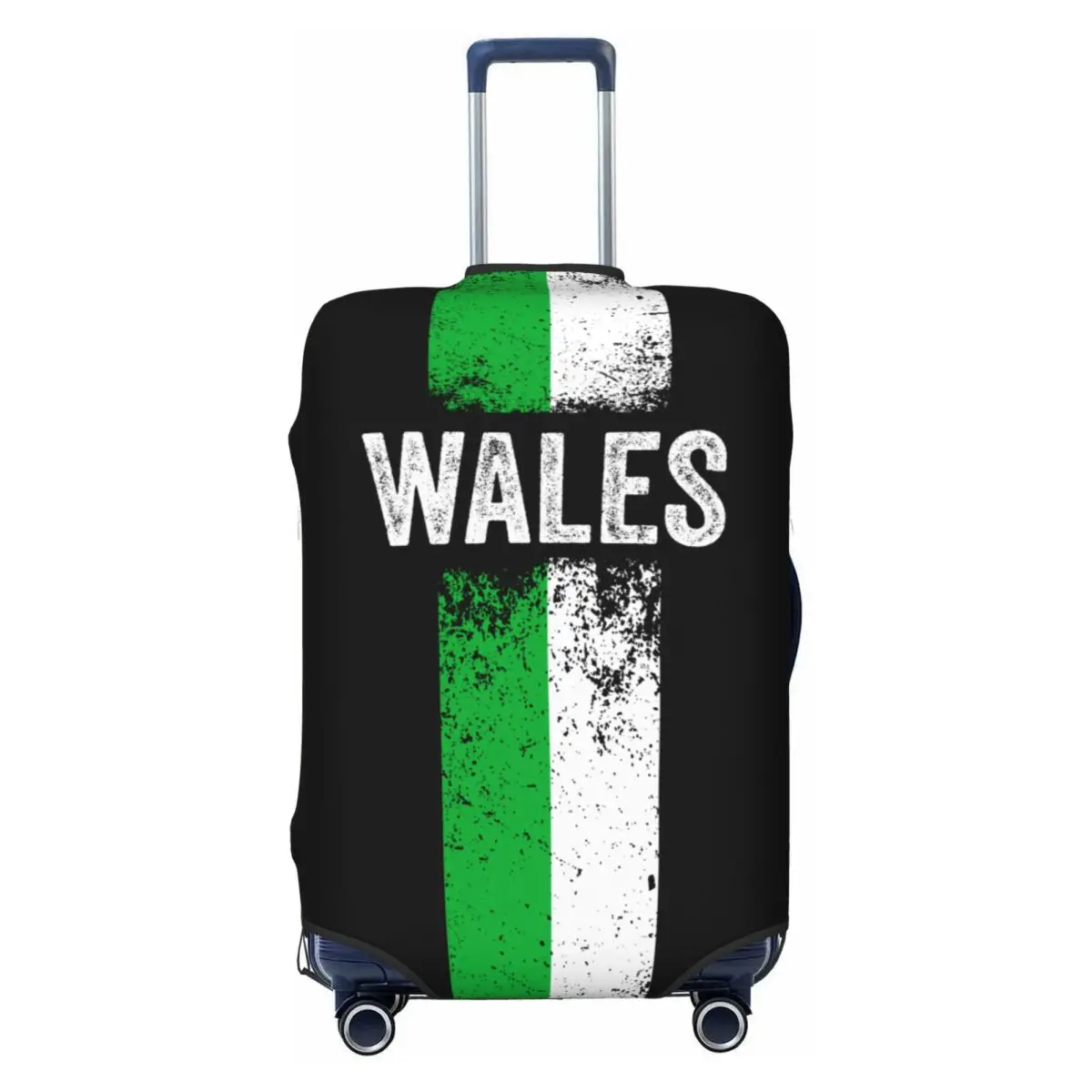 

Чехол для багажа с флагом Уэльса на заказ, эластичный чехол для багажа Welsh Pride, патриотический дорожный чемодан, защитные чехлы, костюм для 18-32 дюймов