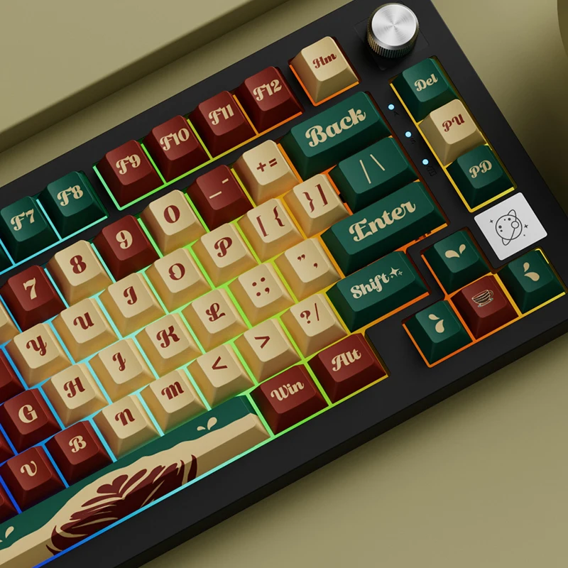 Mechanical keyboard keycap PBT sublimation original theme support 61/68/84/98/100 etc