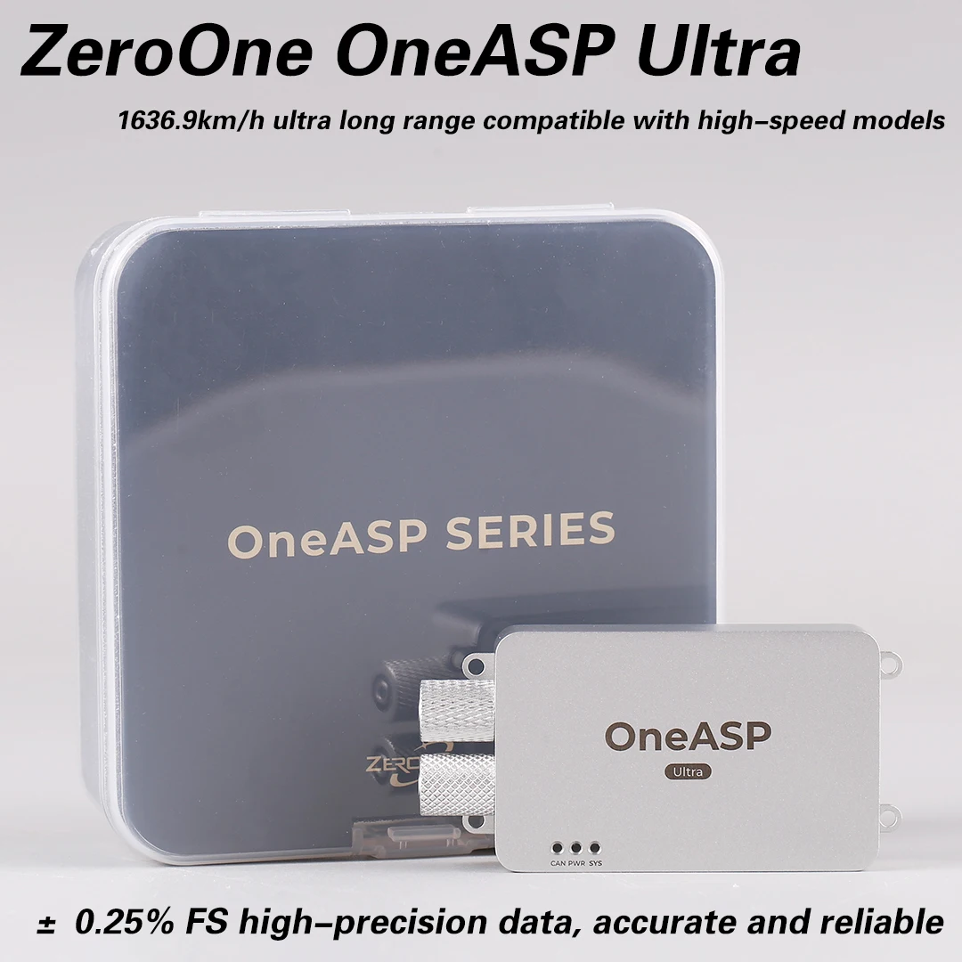 ZeroOne OneASP Ultra High Precision Air Speed Indicator Heating Open Source 1636 Km/h Wide Range for Pix Aircraft