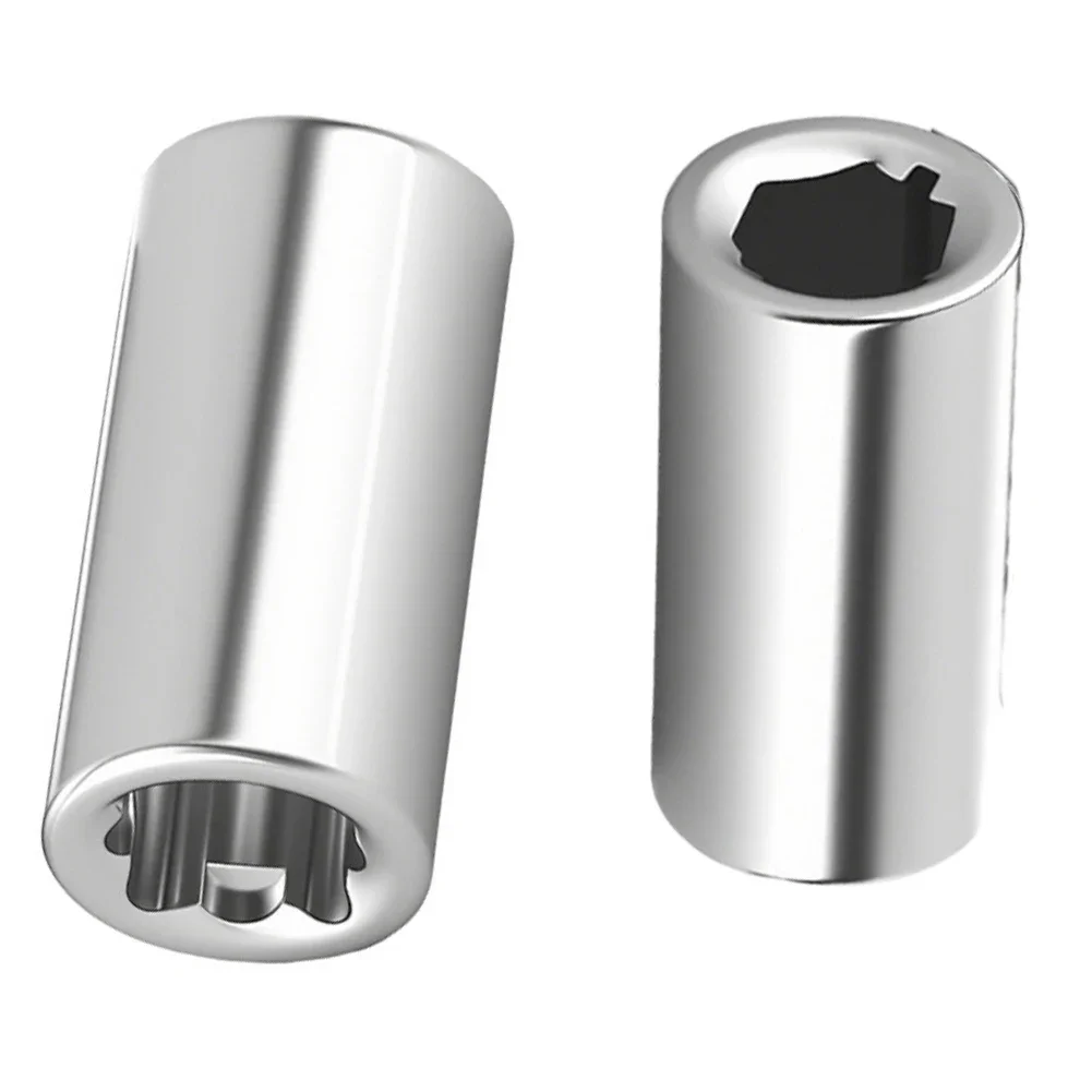 1 4 Inch Square Drive Converter Extension Driver Adapter Chamfer Converter Chrome Vanadium Steel Mirror Finish