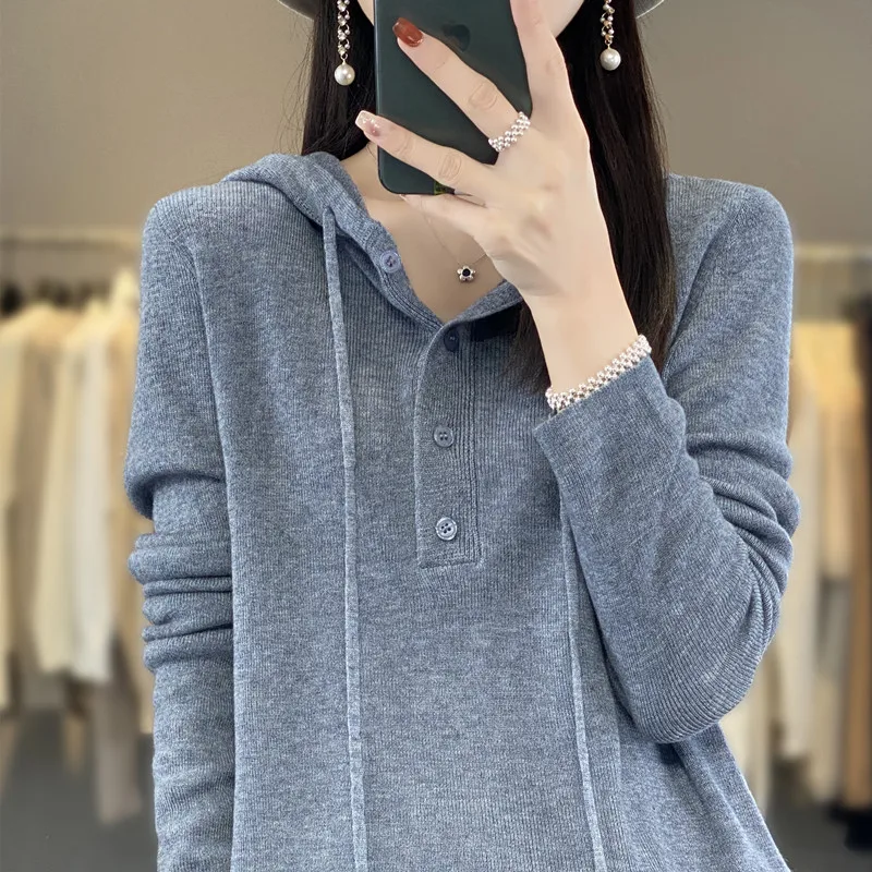 Cashmere Hoodies Women 2023 Autumn Winter Cashmere Casual Pullover Sweatshirt Cashmere Hoodie