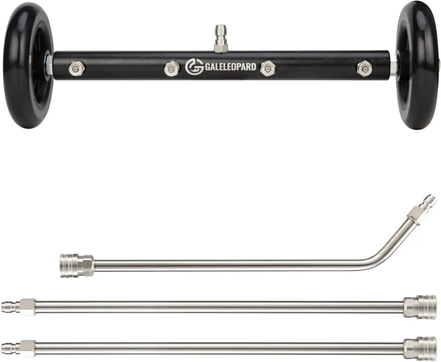 

16' Undercarriage Cleaner for Pressure Washer, 3-Piece Extension Wand, 1/4' Quick Connect, 4000 PSI