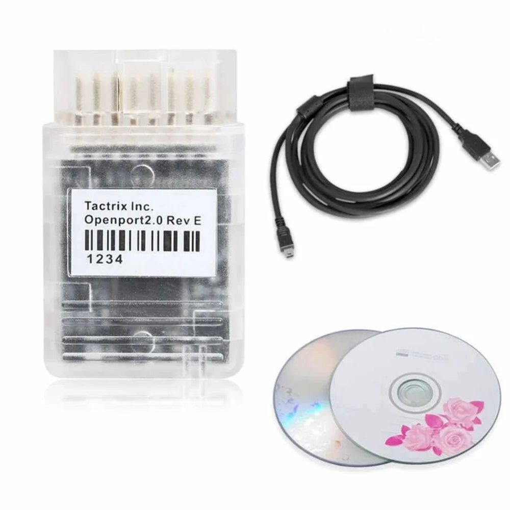 Tactrix Openport 2.0 ECU FLASH open port 2 0 Auto Chip Tuning OBD 2 OBD2 Car Diagnostic Tool For B-enz J2534 Scanner
