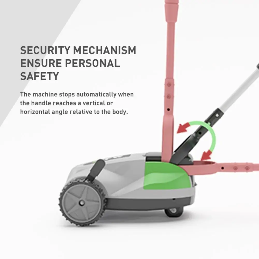 Tool Brushless Lawn Mower Lightweight Metal Bl Push Lawn Mower Wheeled Cordless Lawn Mower Garden