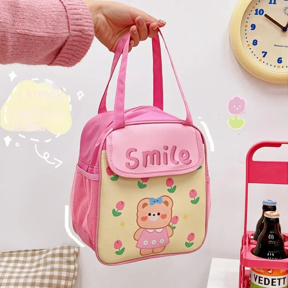 Kinderen Schattige Camping Picknick Outdoor Reizen Lunch Tas Maaltijd Zakje Cartoon Handtas Lunchbox Organisator