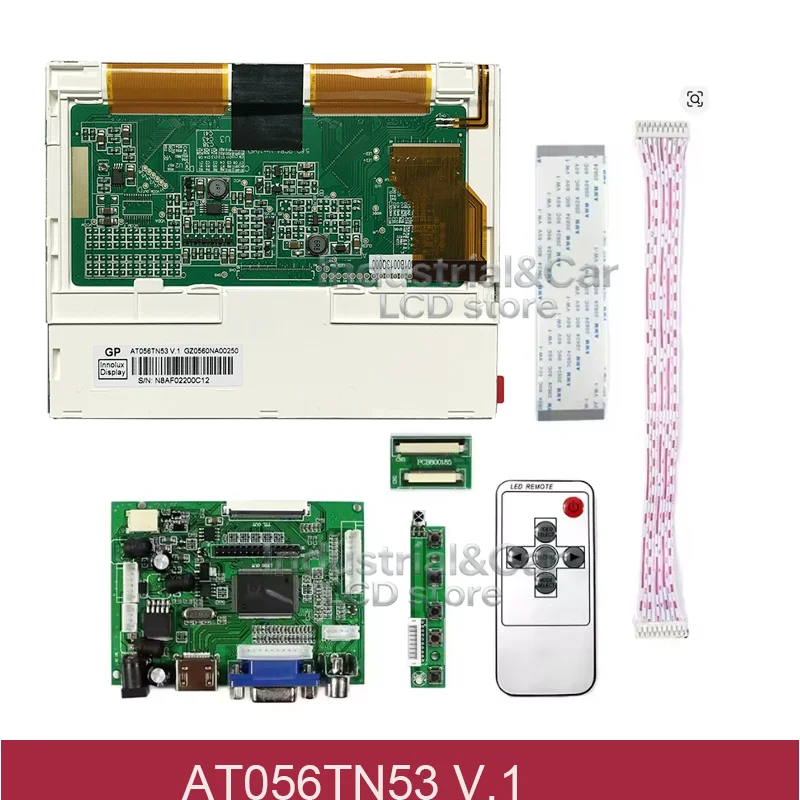 

For Autoboss V30 V-30 AT056TN53 V.1 Original 5.6 Inch AT056TN53 V1 640(RGB)×480 LCD Display Screen Panel HDMI VGA 2AV Board