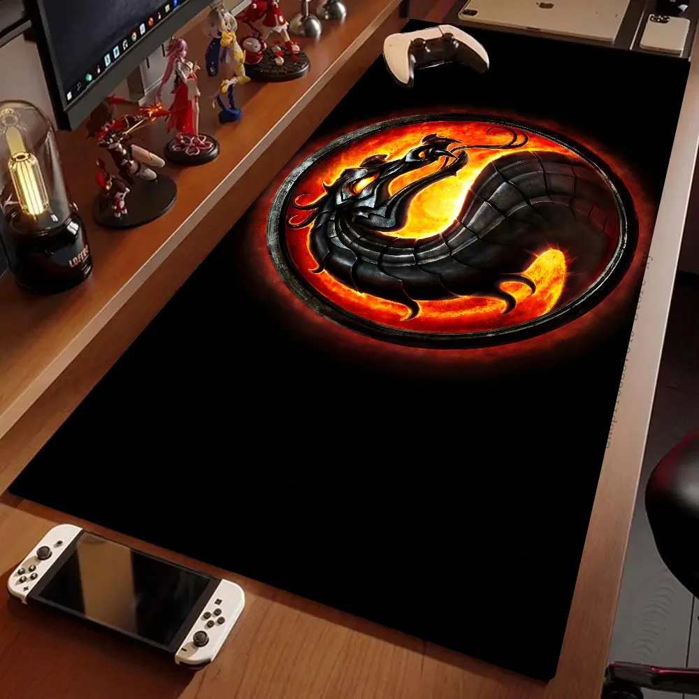 M-Mortal Kombat Game Mousepad Large Gaming Mouse Pad LockEdge Thickened Computer Keyboard Table Desk Mat