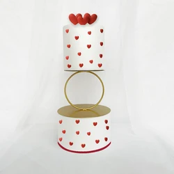 Round Cake Stand Floating Cake Separator for Wedding Valentine's Day Happy Birthday Cake Accessories