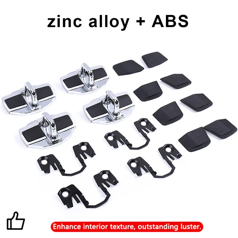 8 Sets Car Door Lock Protector For-Toyota Land Cruiser LC200 Corolla Yaris