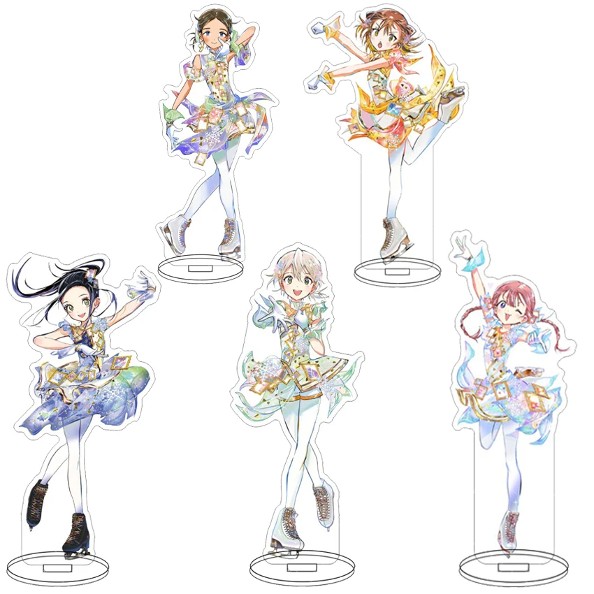 16CM Anime Acryl-Ständer ‌   Medalist Yuitsuka Inori Kamisaki Hikaru Kakimoto Suzu Okazaki Iruka Cosplay-Figuren Ornamente Geschenke