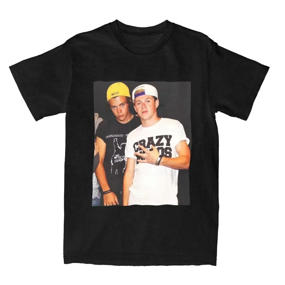 Harry y Niall hollan Love on Tour camiseta de mujer loca camiseta de cuello redondo