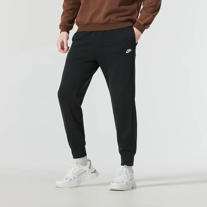 Nike (Nike) Club ft Jogger سراويل رياضية محبوكة للرجال سراويل ضيقة للتدريب على الجري سراويل رياضية غير رسمية منزلية Fn3802-010