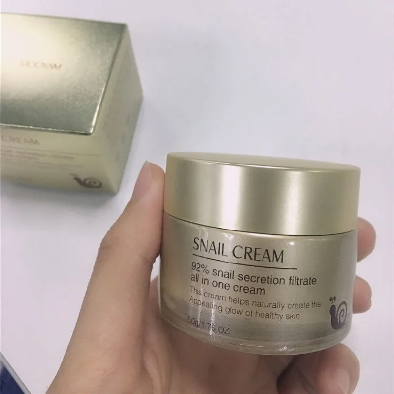 Crème pour le visage à base de bave d'escargot, anti-déformable, anti-vieillissement, blanchissante, hydratante, acide, nourrissante, sérum pour tous les soins de la peau