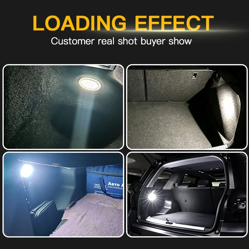 1/5/10PCS LED Trunk Luggage Compartment Lights For Land Rover Range Rover Evoque L538 2011-2018 Freelander MK2 L359 & LR2 06-15