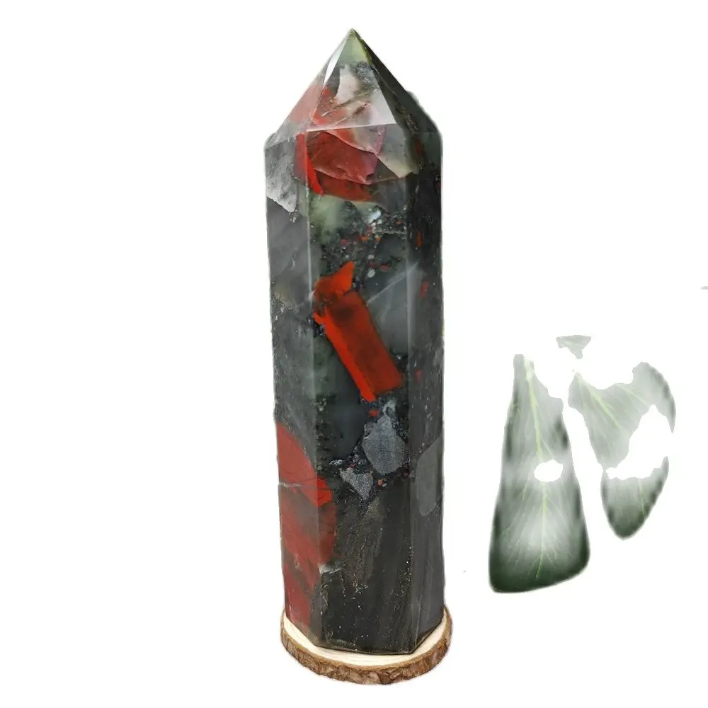 Natural Stone Dragon Blood Stone Tower Obelisk Home Room Decorated With Feng Shui Witchcraft altar Crystal Stone Healing