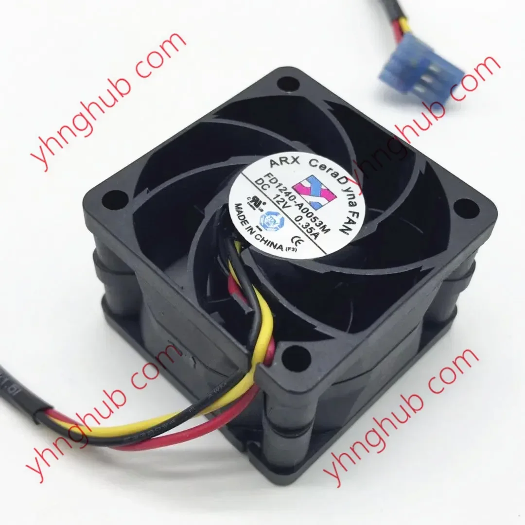 

ARX FD1240-A0053M DC 12V 0.35A 40x40x28mm Server Cooling Fan
