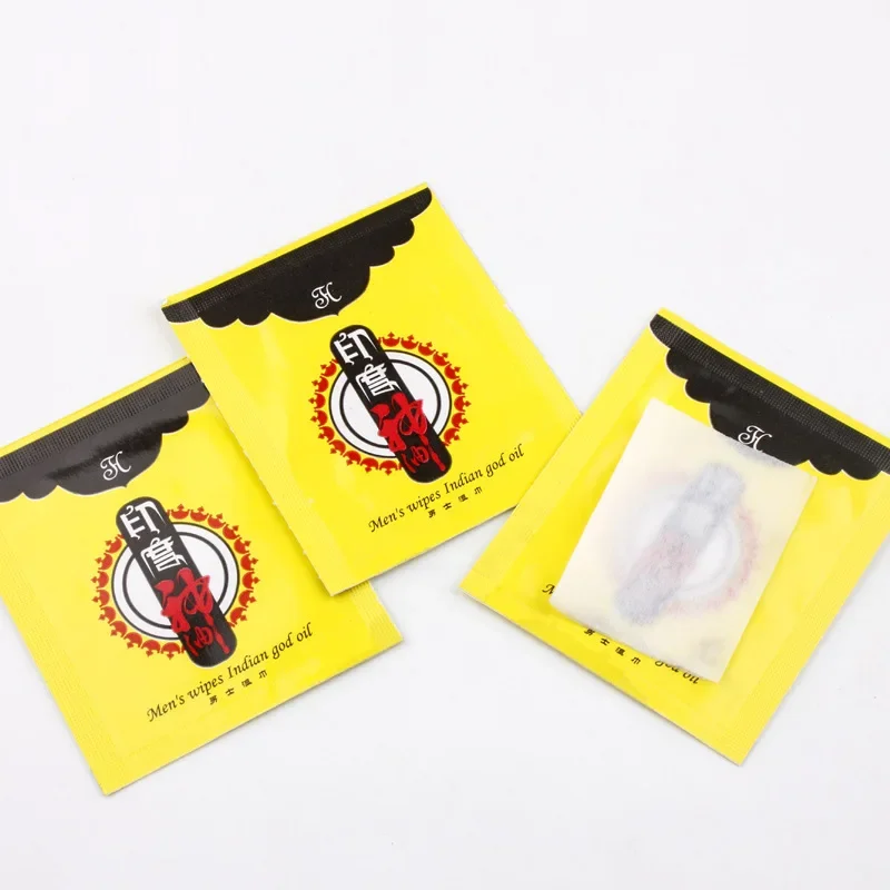 3 قطعة زيت الله الهندي الرجال مناديل مبللة طويلة الأمد غير خدر التحكم الموسعة تأخير القدرة على القذف الجنسي للرجال الاستخدام الخارجي #4