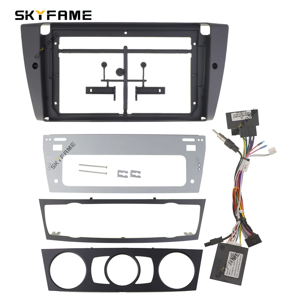 SKYFAME для BMW 3 серии E90 91 92 93 автомобильная рама, адаптер для фасции Canbus Box, декодер Android, комплект панели для крепления панели