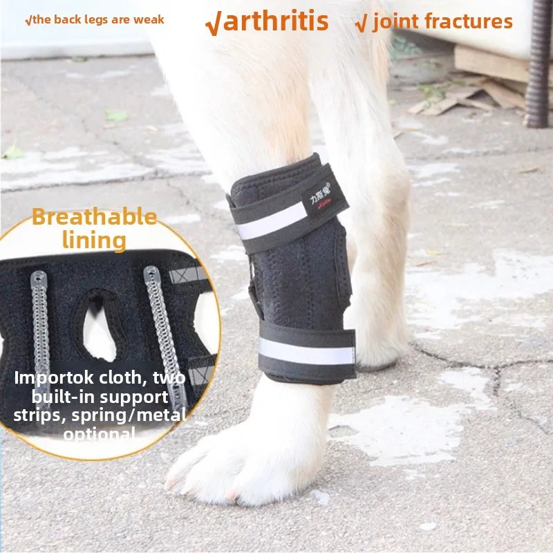 

Dog Leg Splint for Fracture Support Pet Arthritis Brace Protection Rear Leg Mobility Aid Wrap Short Leg Support Cover for Dogs