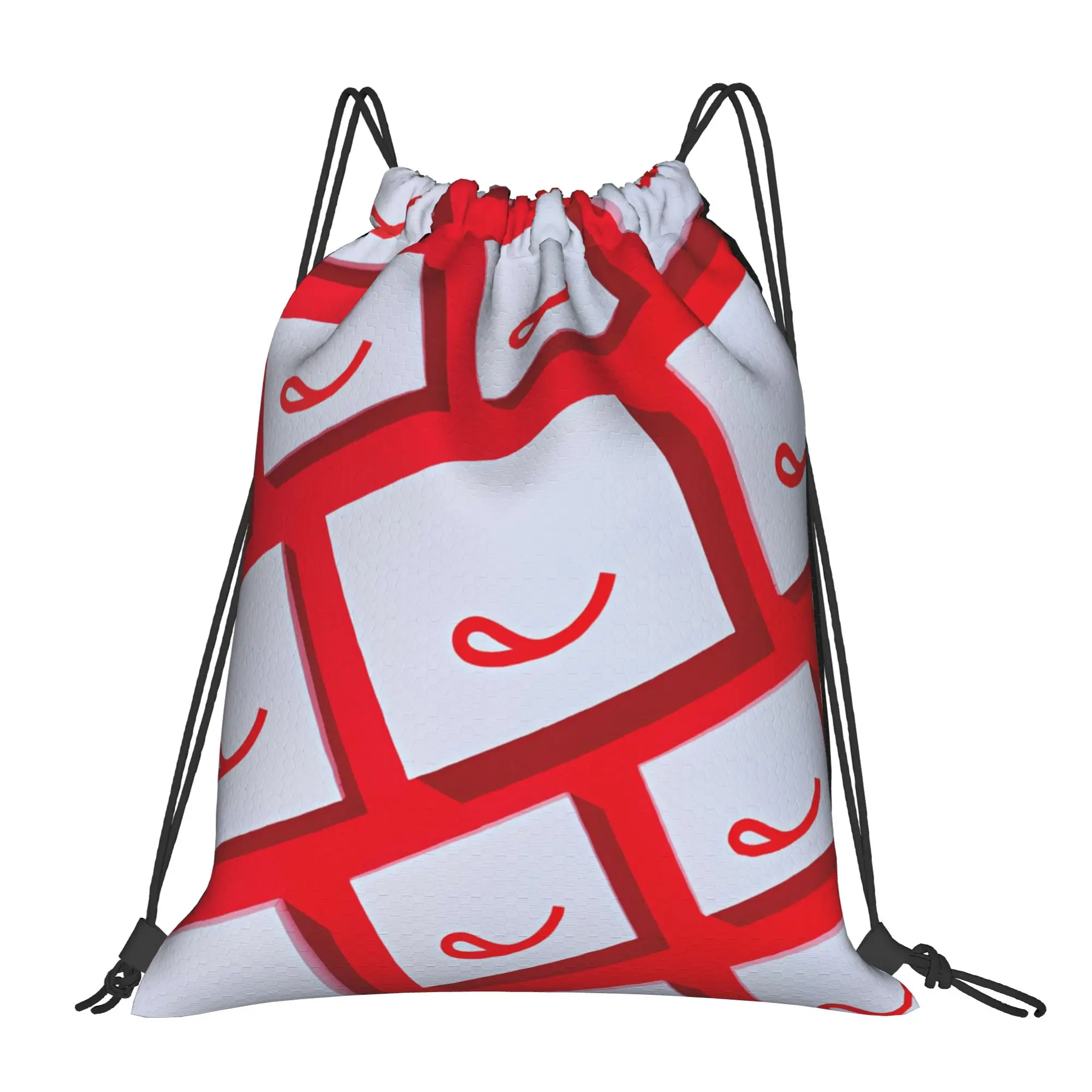 Fujiyaa Minimalist Logo Portable Travel Riding Gym Drawstring Storage Sporty Backpacks