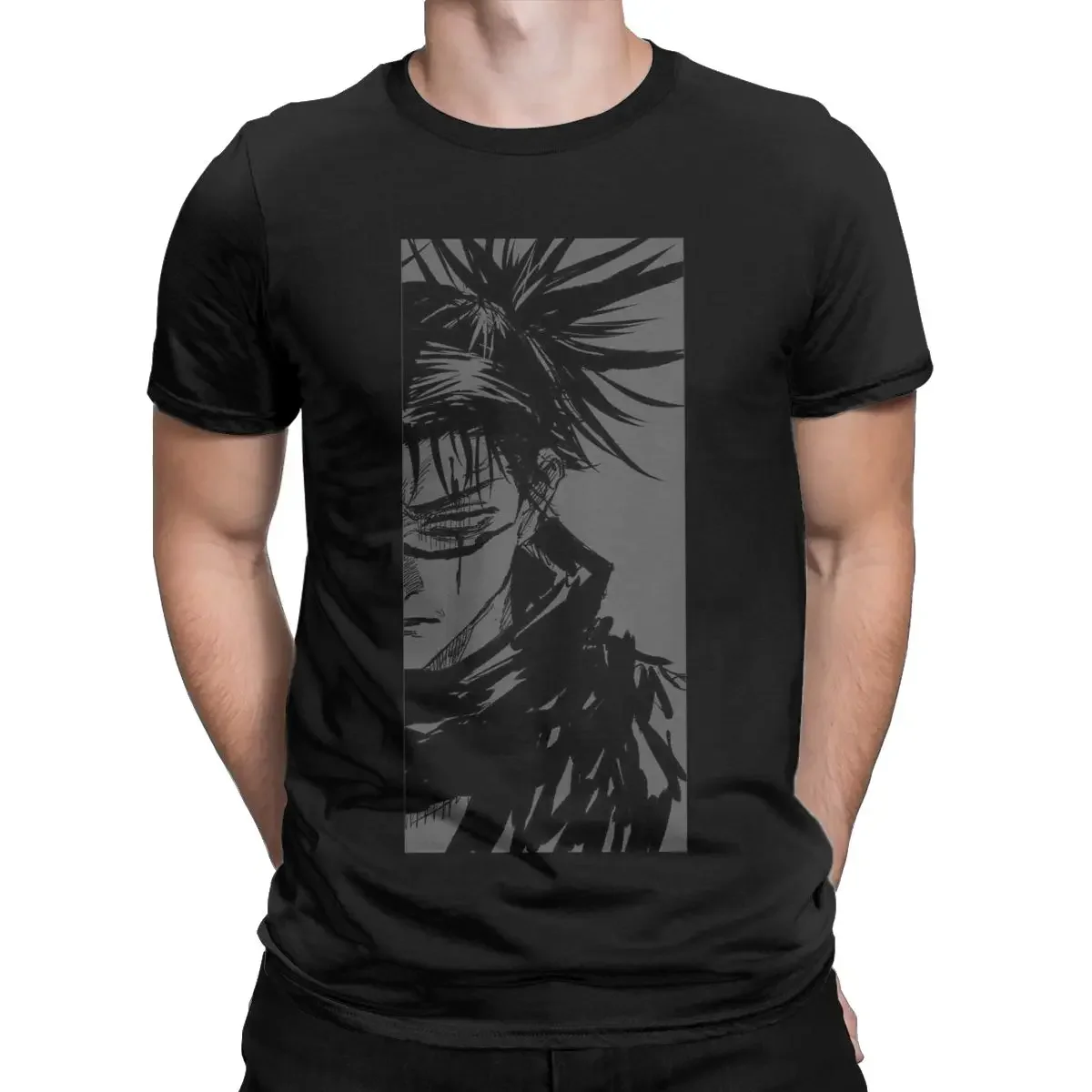 Men Choso JJK Anime T Shirt Cotton Tops Vintage Short Sleeve Crewneck Tee Shirt Gift Idea T-Shirts