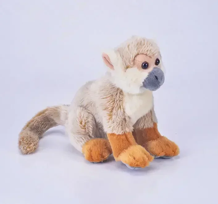 43cm(Head to tail) Lifelike Zoo Simulated Animals Monkey Plush Doll Soft Car Sofa Bed Pillow room decor ornament kids adult gift