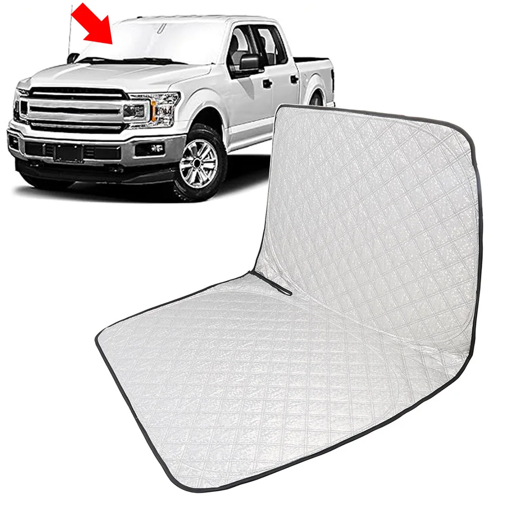 

Car Foldable Windshield Sun Shade Visor Protector Custom For Ford F150 2015-2020