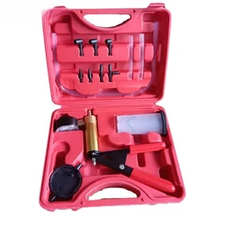 Manual Brake Bleeder Vacuum Pump Kit Vacuum Pistol Pump Tester Tools Car Brake Bleeding Pumping Vacuum Pressure Gauge