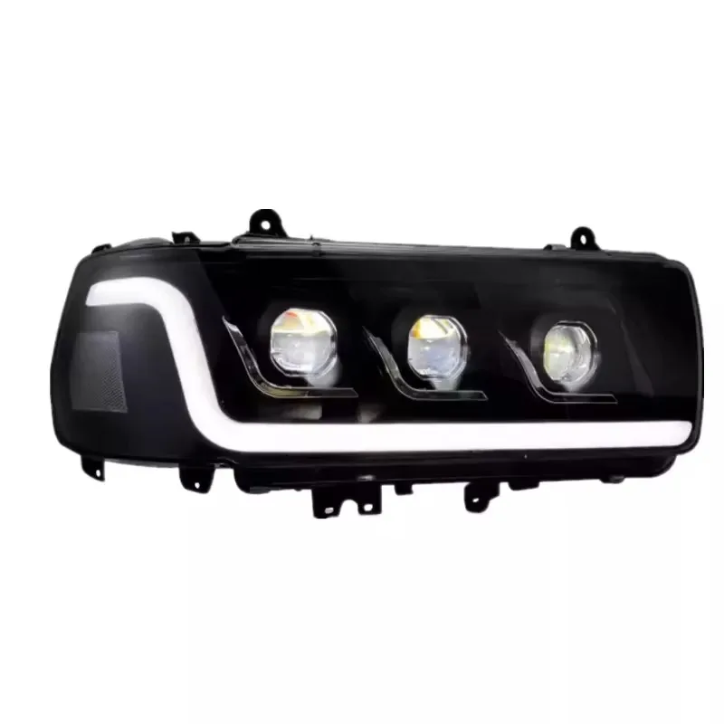 

Full LED DRL Double Beam Projector Headlights for Toyota Land Cruiser LC80 FJ80 1990-1997 Head Lights Off-Road Headlamp