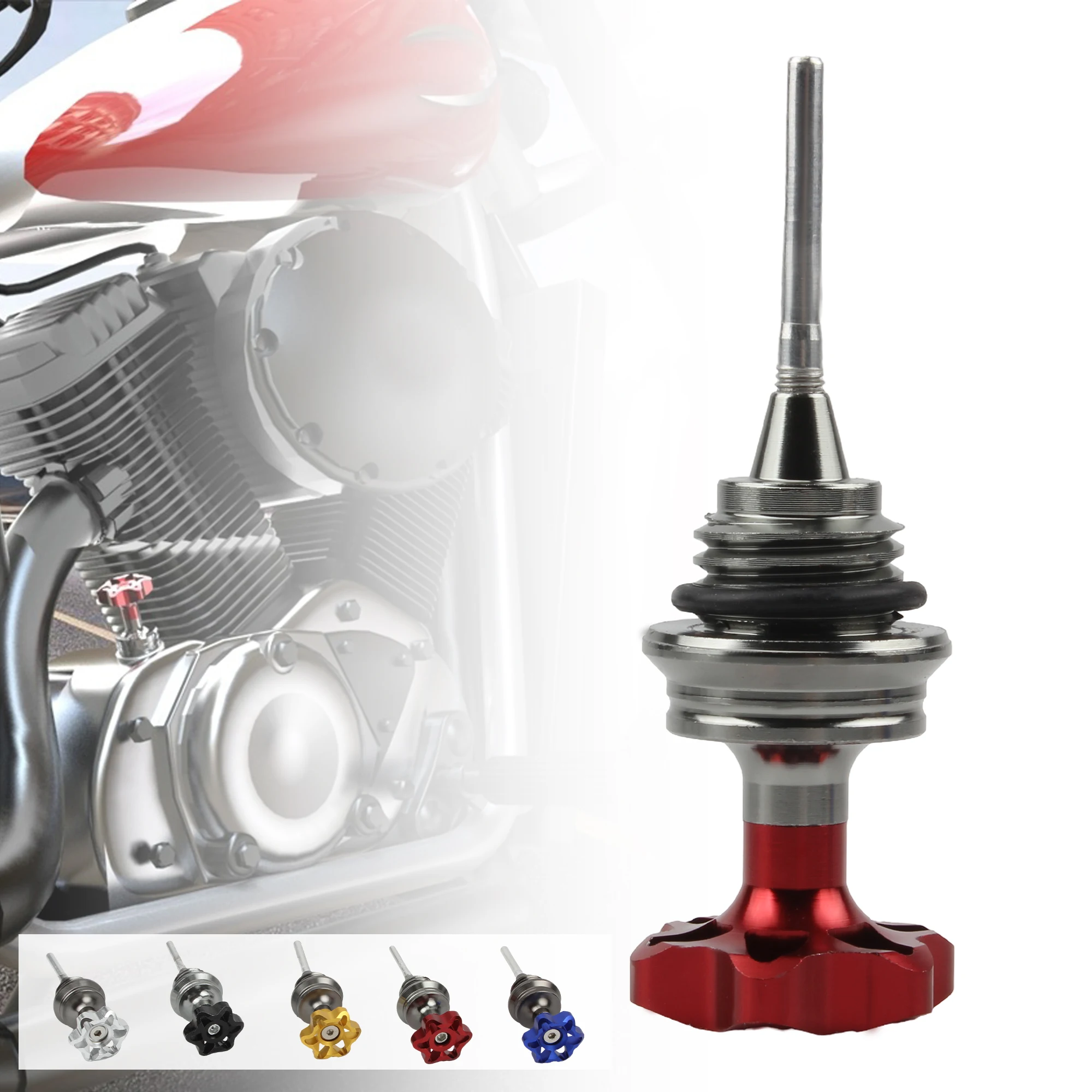 

Короткий щуп для проверки уровня масла с ЧПУ, противоскользящая ручка для мотоциклов, аксессуары для мотокросса, универсальная запасная часть, высокое качество