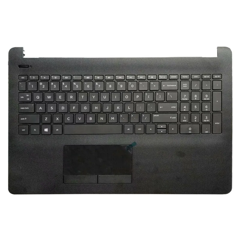 US laptop keyboard for HP 250 G6 255 G6 256 G6 258 G6 TPN-C129 TPN-C130 TPN-Q191 TPN-W127 TPN-Q20 PK132043A00 Palmrest Upper