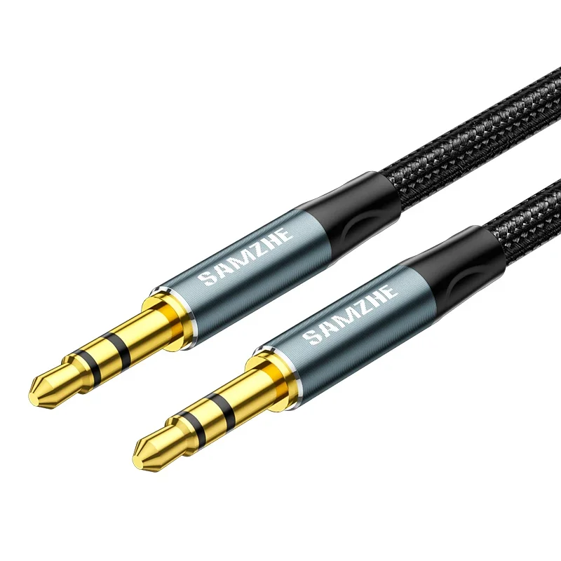 SAMZHE Jack Aux Kabel 3.5mm Audio Kabel Aux Jack 3.5mm Male naar Male Kabel Jack 3.5mm Audio Kabel voor Telefoon Auto Hoofdtelefoon Speaker MP3