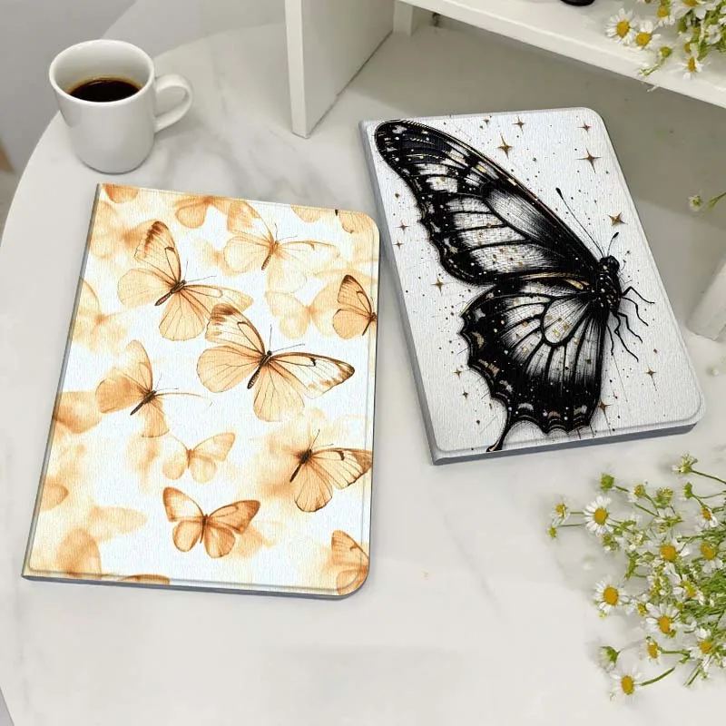 

Black Butterfly Starry Pattern Gift Tablet Case For Samsung Galaxy Tab S7 S8 S9 S10 FE Lite