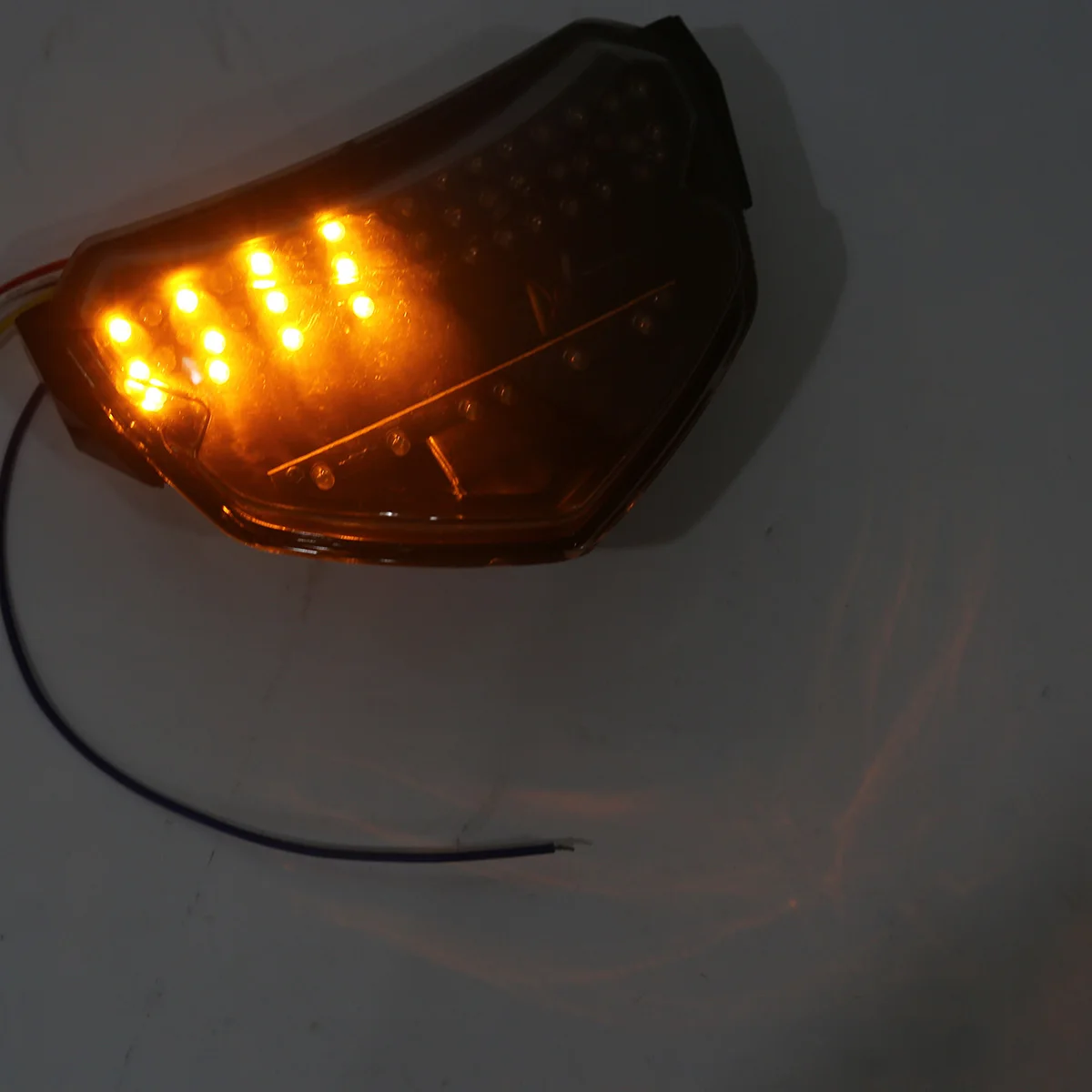 Señal de giro trasera LED para motocicleta, luz de parada trasera integrada para Suzuki GSXR600 GSXR750 GSXR 600 750 K4 2004 2005 04 05