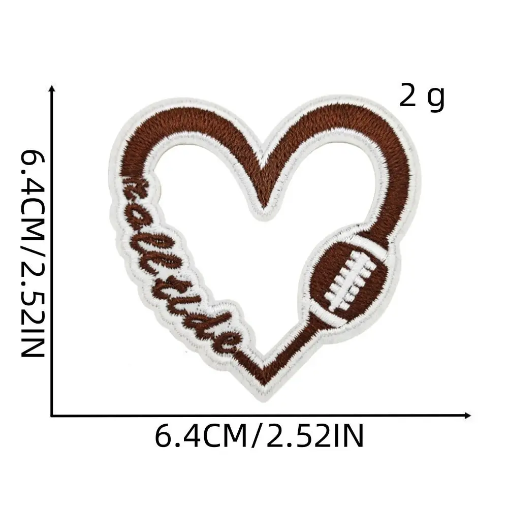 High Quality Wear-resistant Patch Mini Hot Melt Adhesive Sports Badge Durable Dacron Embroidered Patch