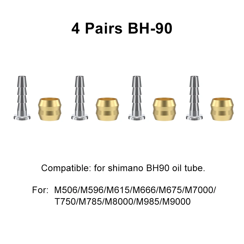 CYCEARTH Kit 20 Olives + Inserts Laiton Pour Freins Hydrauliques Vélo - Compatible Shimano BH59/BH90, SRAM, Magura